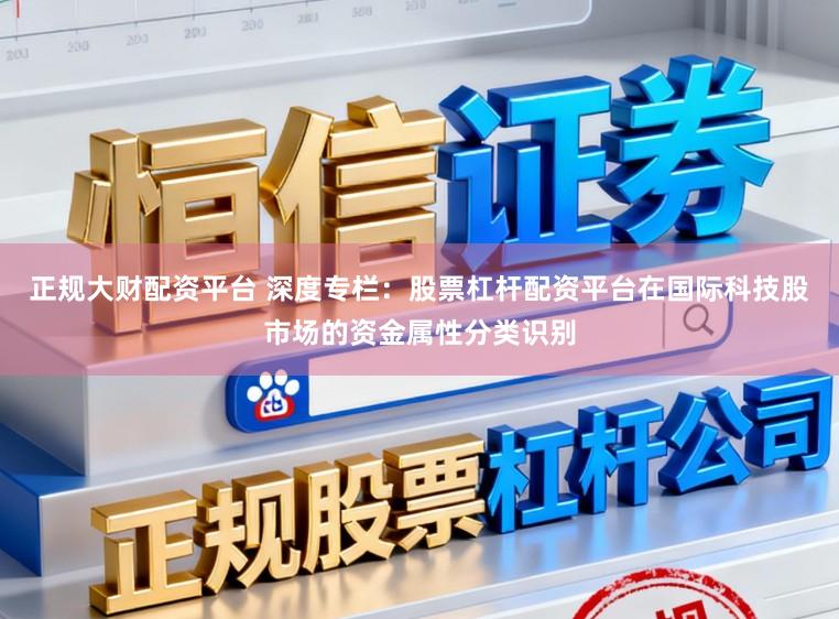 正规大财配资平台 深度专栏:股票杠杆配资平台在国际科技股市场的资金属性分类识别